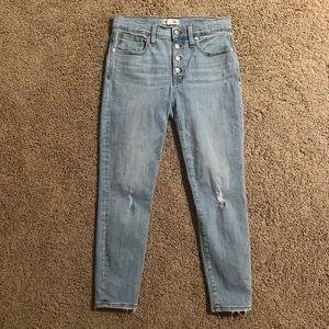 Madewell 9” High-Rise Skinny Jeans - size 27